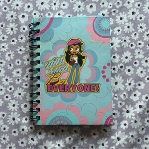 ‘Spoiled Rotten by Everyone’ Y2K McBling Aesthetic Spiral Notebook